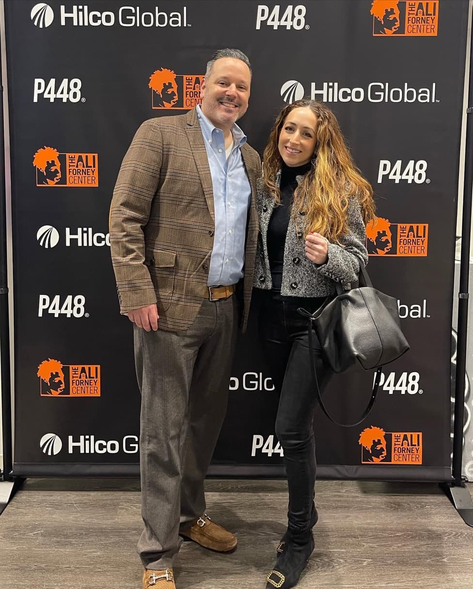Doron Fetman and Toby Hassan-Fishman at a Hilco Global and Ali Forney Center event