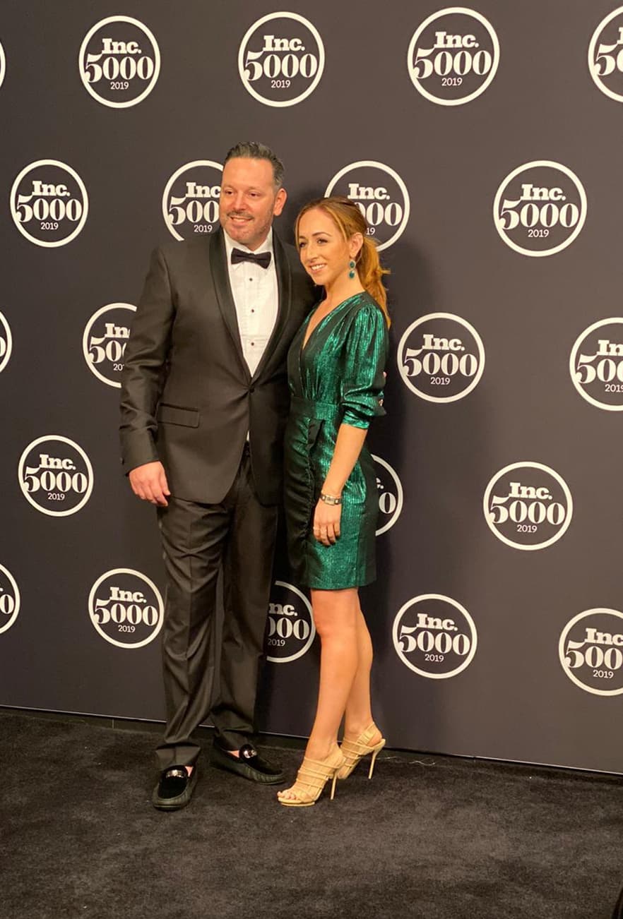 Doron Fetman and Toby Hassan-Fishman at the Inc. 5000 2019 awards gala.